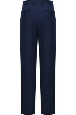 3 Peça Single Breasted Slim Fit Peak Lapel Fatos Masculinos da Marinha