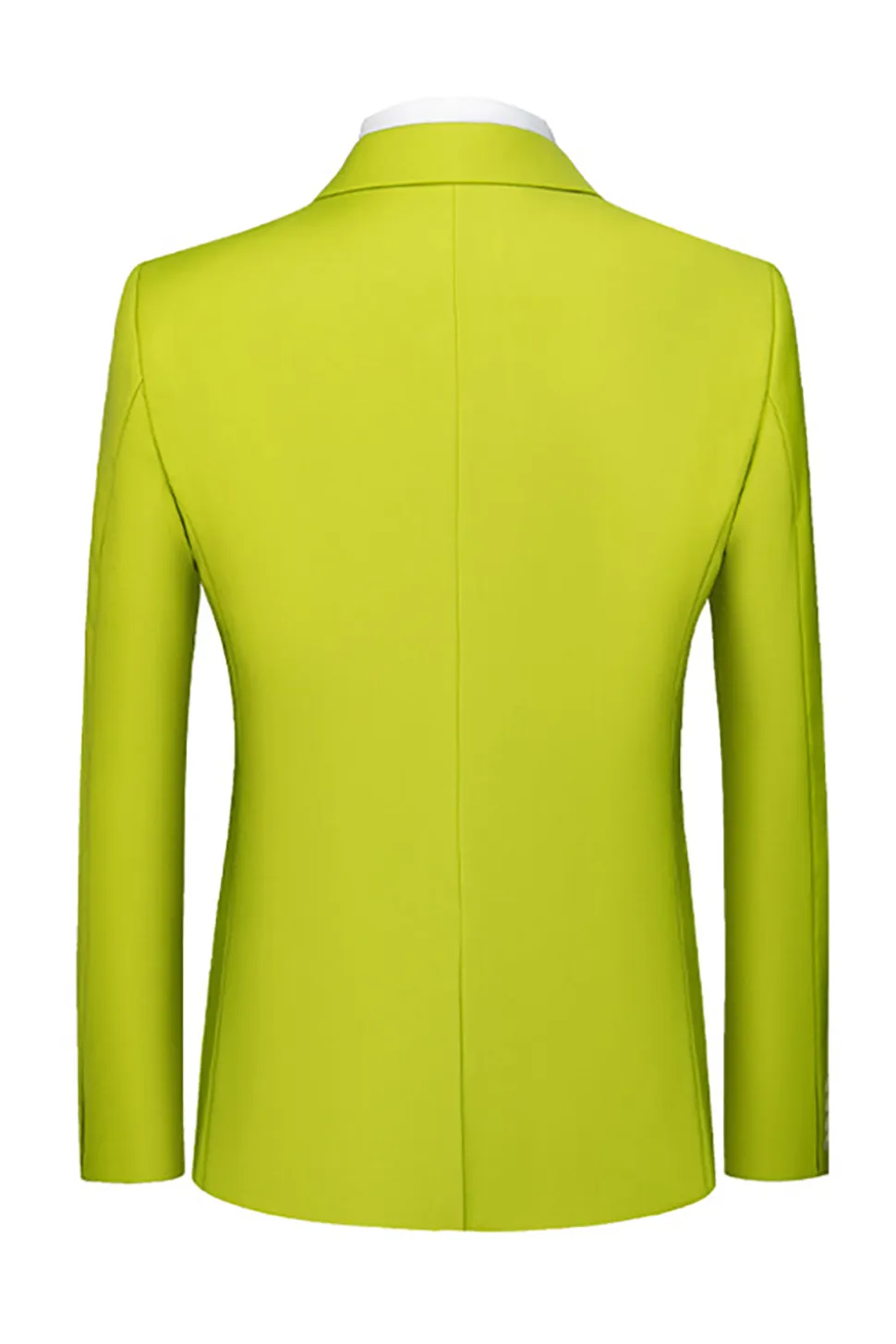 3 Peças Notched Lapela Verde Homens Prom Suits