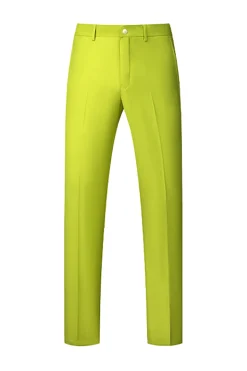 3 Peças Notched Lapela Verde Homens Prom Suits