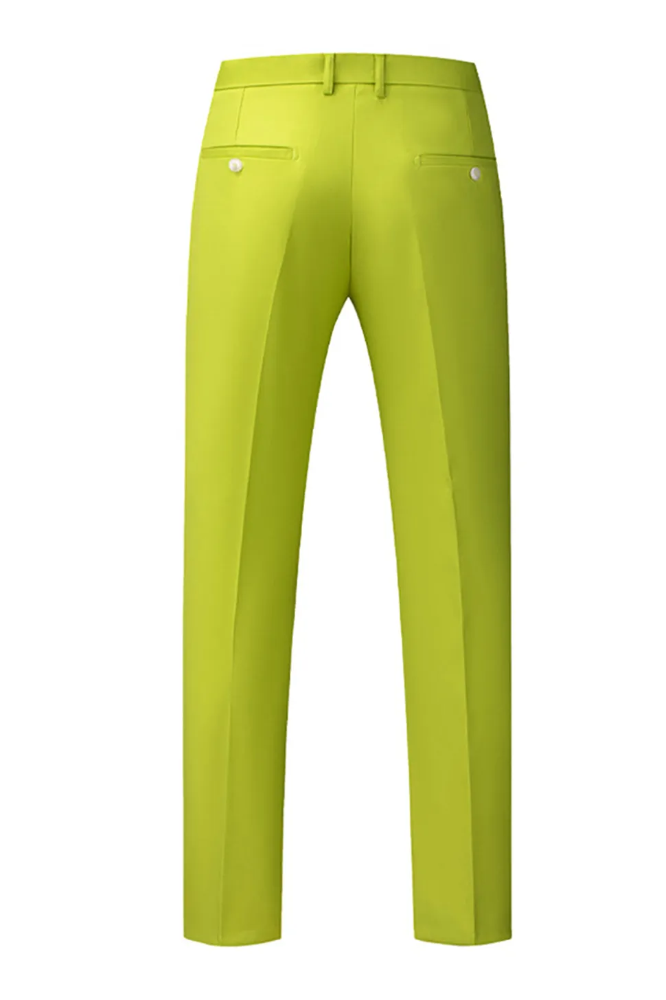 3 Peças Notched Lapela Verde Homens Prom Suits