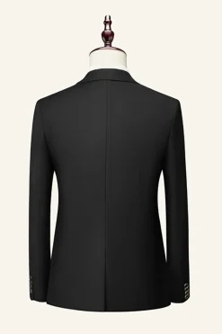 3 Peças Preto Fatos de Festa