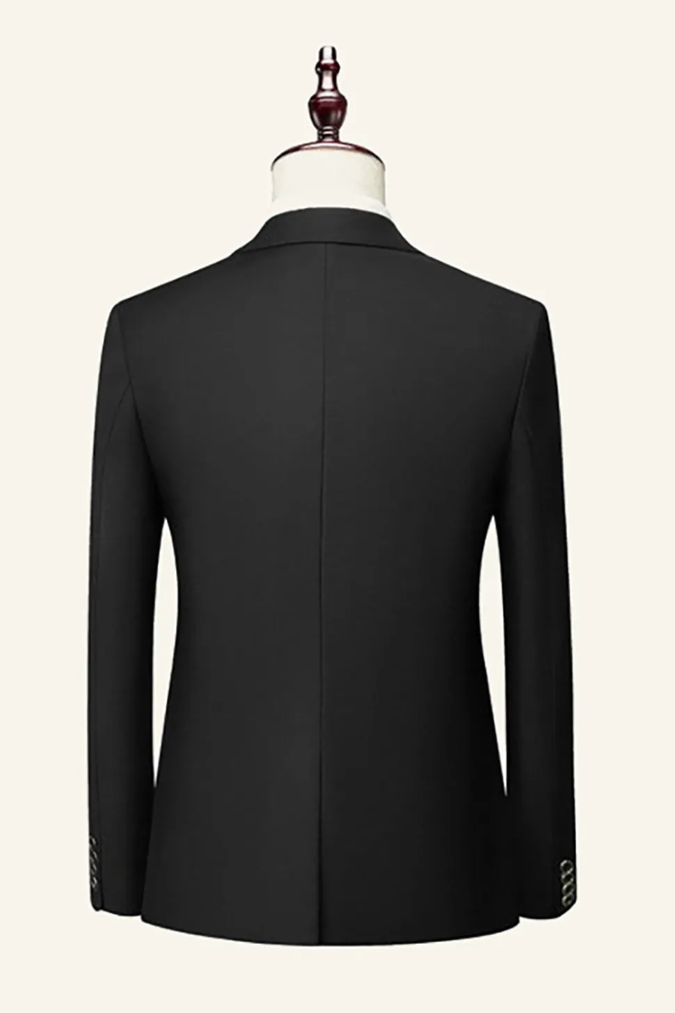 3 Peças Preto Fatos de Festa