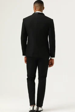 3 Peças Preto Fatos Formales