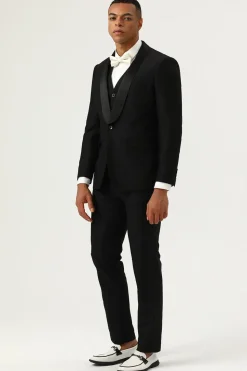 3 Peças Preto Fatos Formales