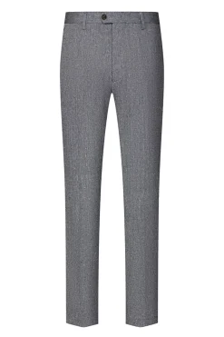3 Peças Slim Fit Notched Lapela Homens Ternos Cinzentos