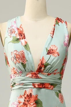A Line Halter Vestido de Dama de Honor