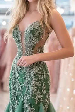 Agave Flare Querida Vestido de Baile com Tule