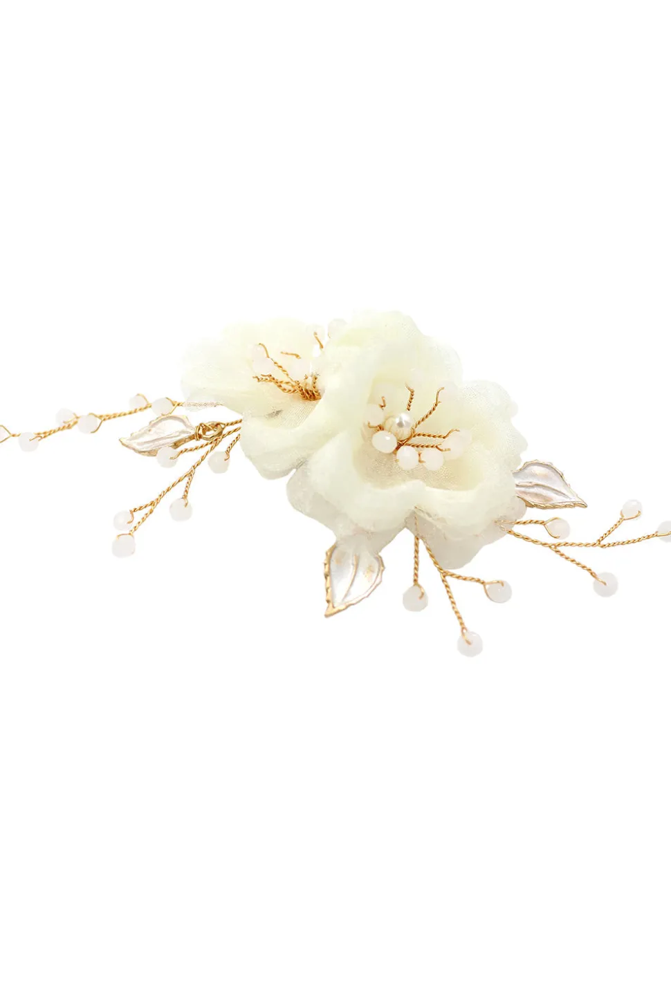 Alfinetes de cabelo de flor de chiffon doce super fada