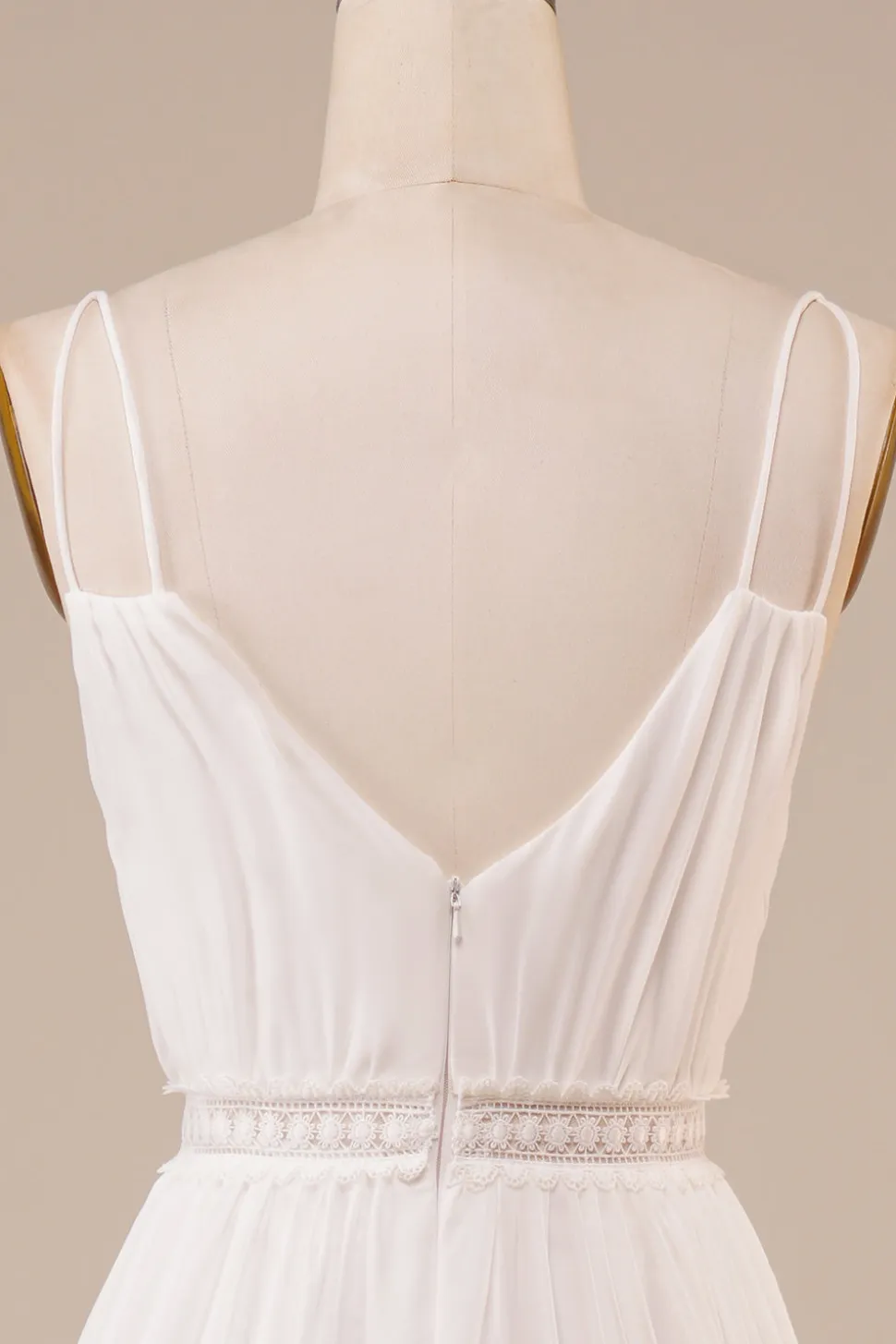 A-Line Vestido de Noiva Longo Simples