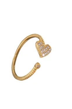 Anel de amor doce de diamante