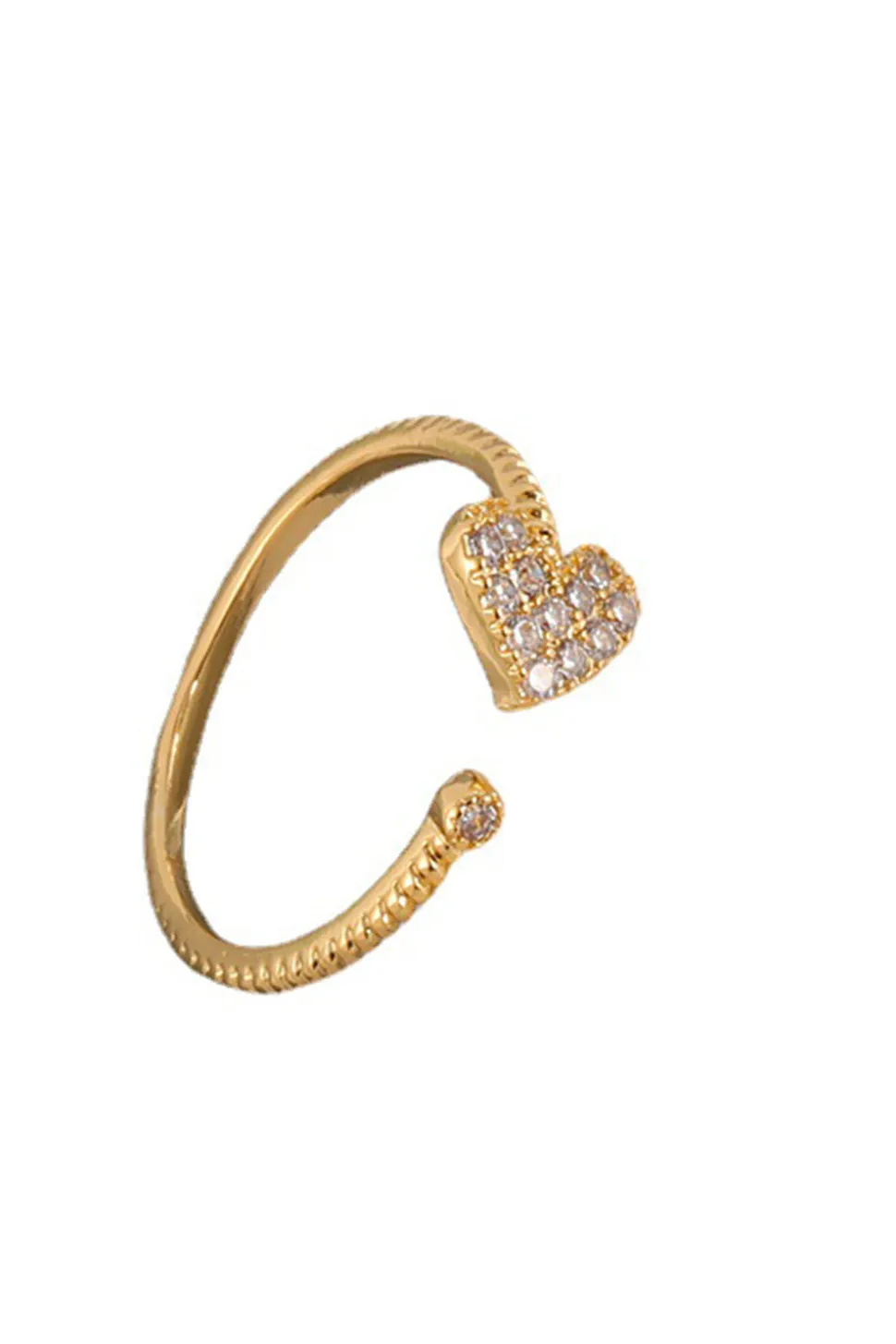 Anel de amor doce de diamante