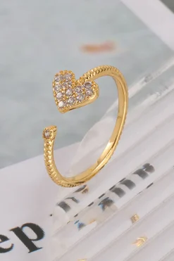 Anel de amor doce de diamante