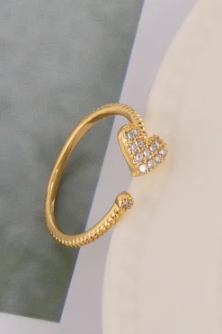 Anel de amor doce de diamante