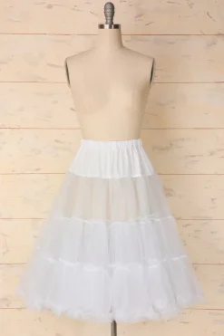 Anágua de tule branco