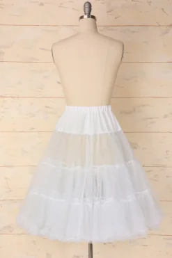 Anágua de tule branco