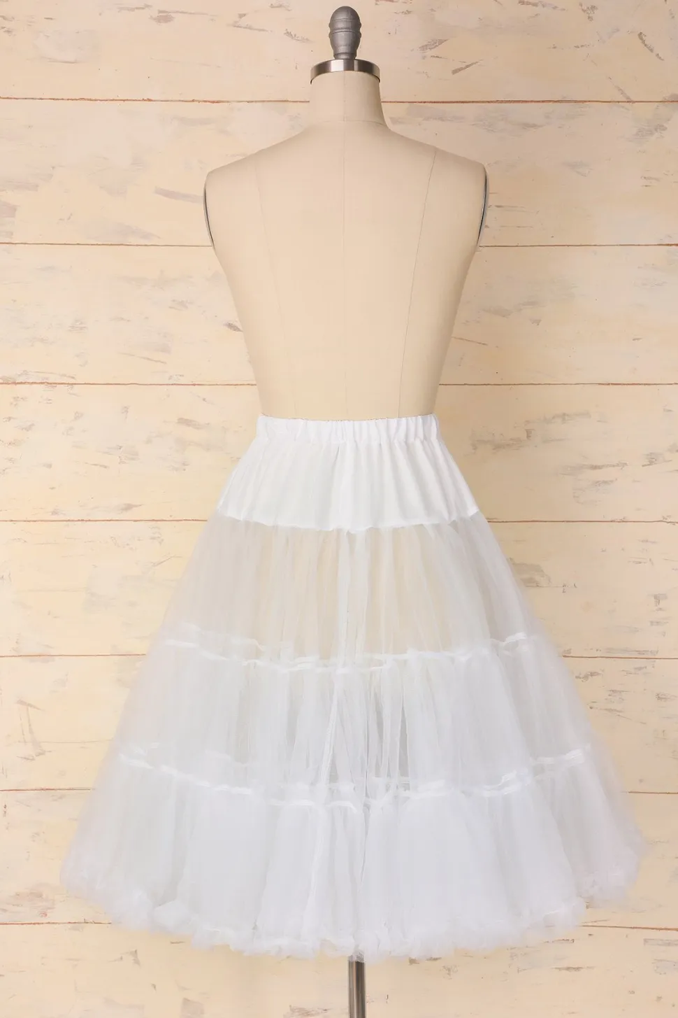 Anágua de tule branco