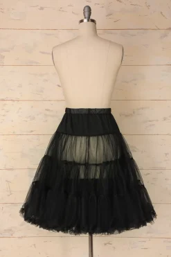 Anágua de tule preto