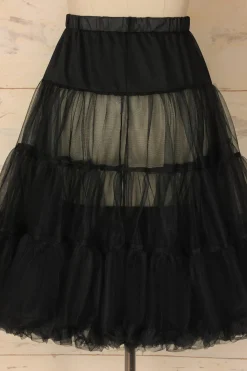 Anágua de tule preto