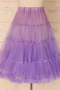 Anágua de tule roxo