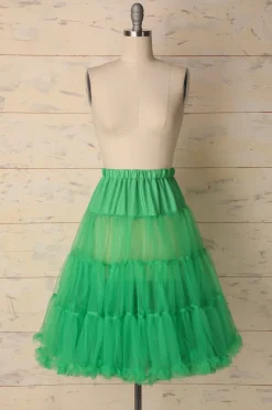 Anágua de tule verde