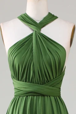 Azeitona Vestido de Dama de Honor