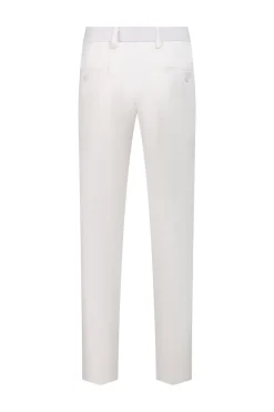 Azul Claro Pico Lapela 2 Peças Florais Homens Prom Ternos