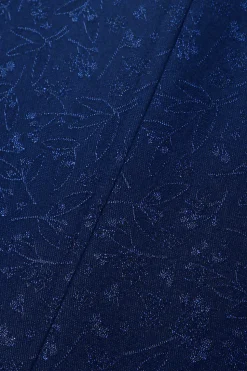 Azul escuro Jacquard xaile lapela 2 peças homens ternos de baile com cinto
