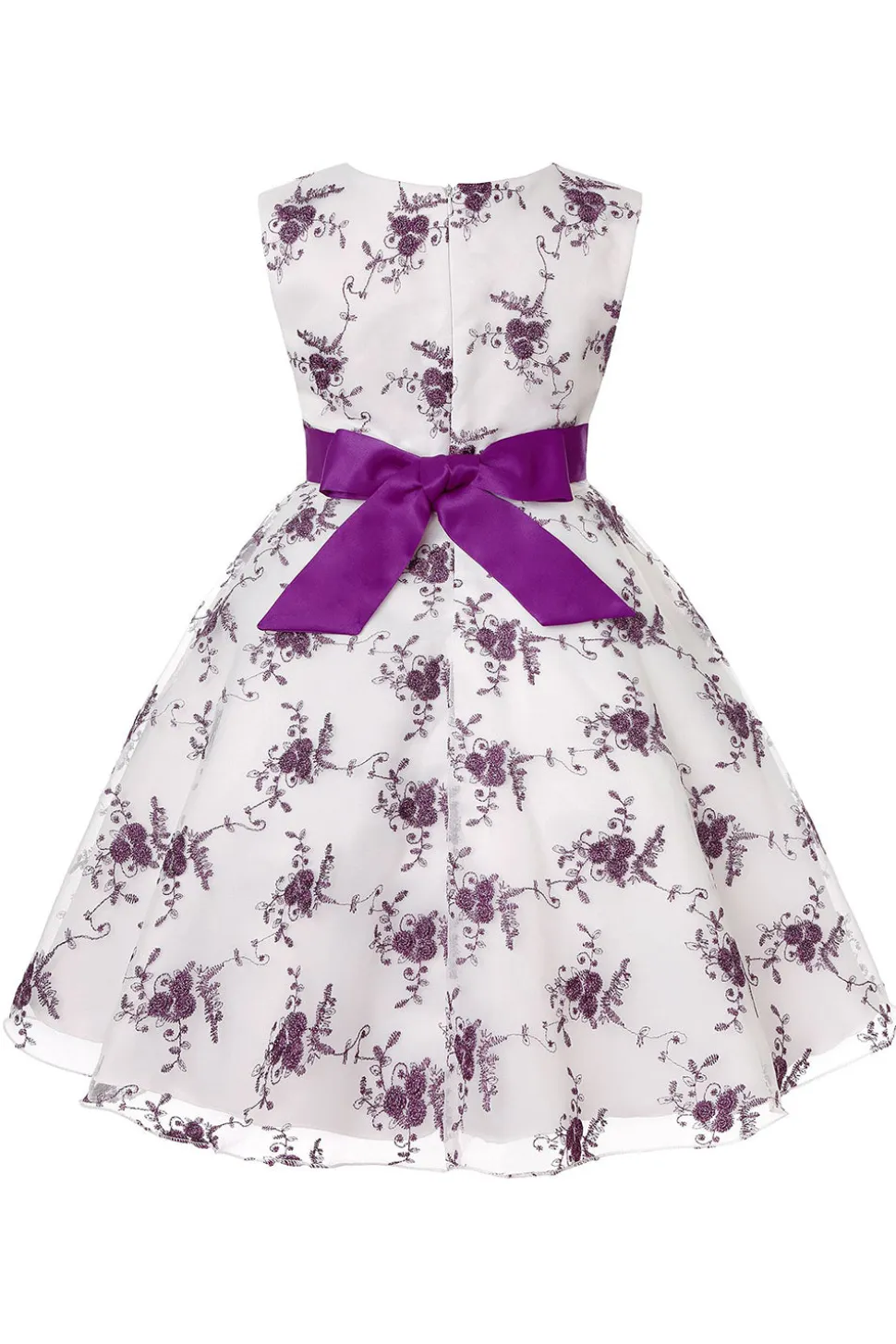 Azul Vestido de Menina Com Laço Renda