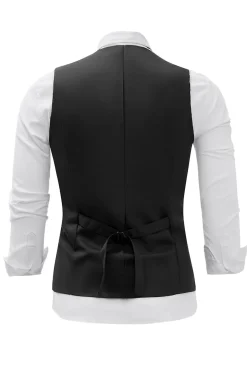 Black Chain Colete Masculino com 5 Peças Acessórios set