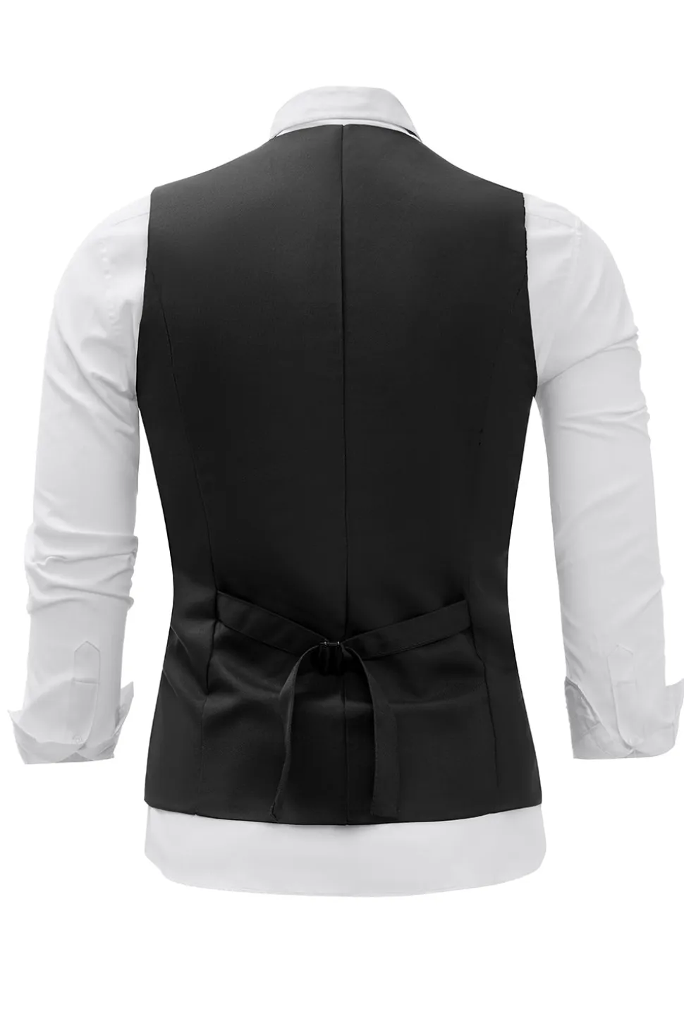 Black Chain Colete Masculino com 5 Peças Acessórios set