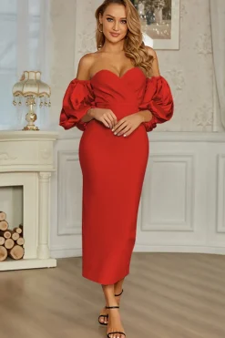 Black Off the Shoulder Formal Party Dress