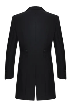 Black Peak Lapel Duplo Peito Masculino 3 Peça Tuxedo