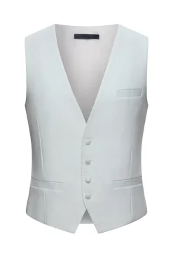 Black Peak Lapel Duplo Peito Masculino 3 Peça Tuxedo
