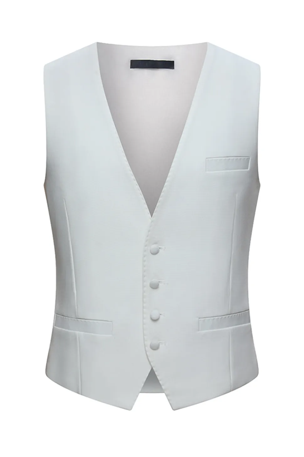 Black Peak Lapel Duplo Peito Masculino 3 Peça Tuxedo