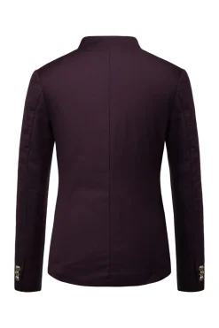 Blazer Masculino Colarinho de Pé Único Peito Azul Marinha