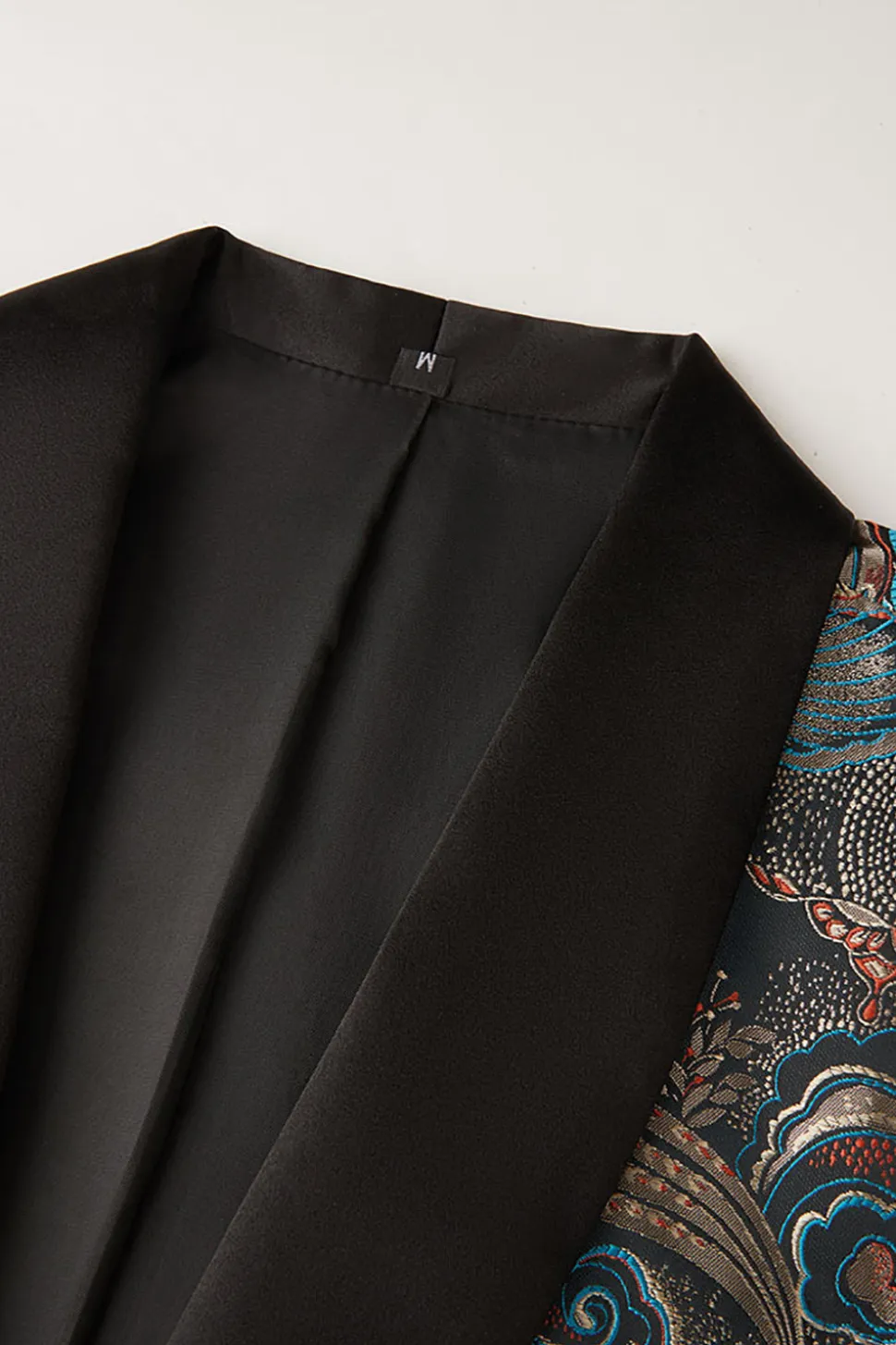 Blazer masculino de Lapel Lapel Floral Shawl