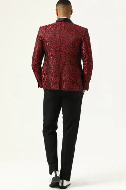 Blazer Masculino Jacquard Branco