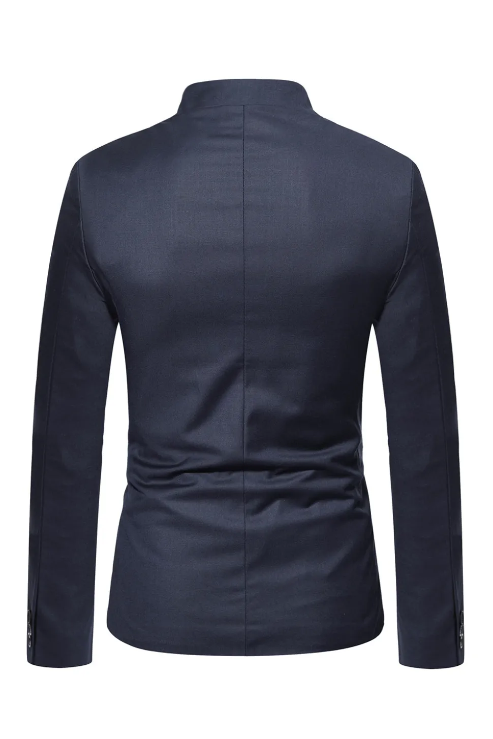 Blazer masculino único peito castanho