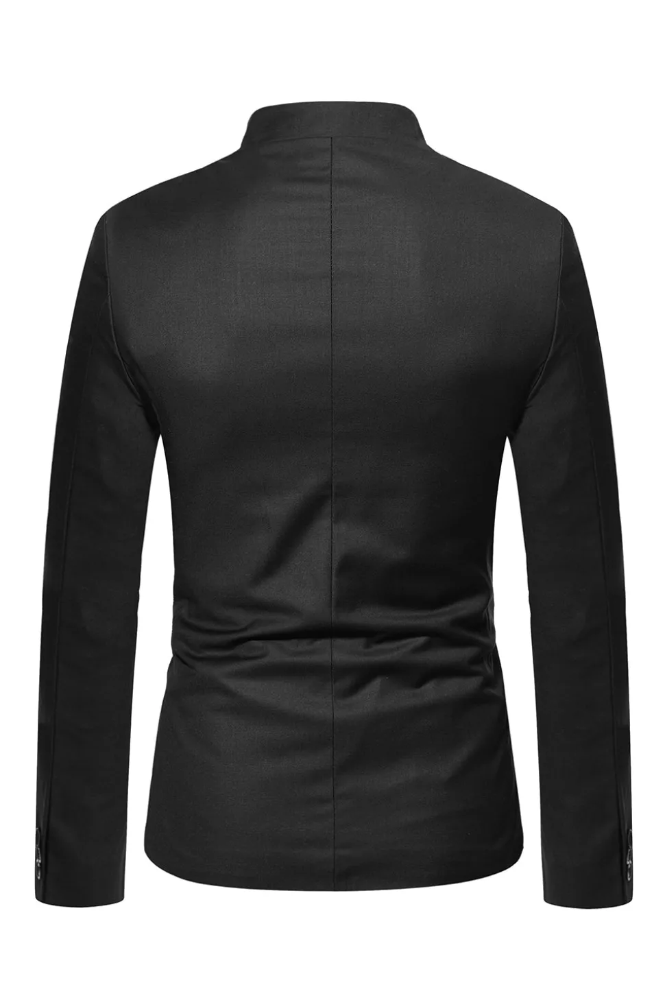 Blazer masculino único peito castanho