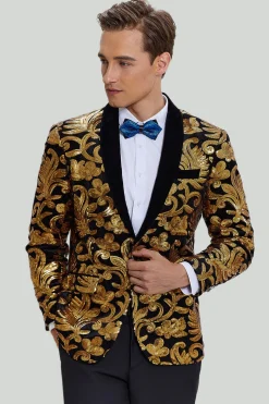 Blazer Masculino Ouro Slim Fit