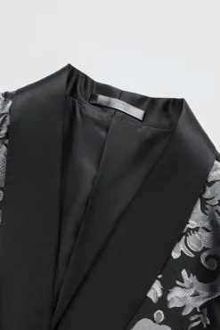 Blazer Masculino Preto de Peito Solteiro