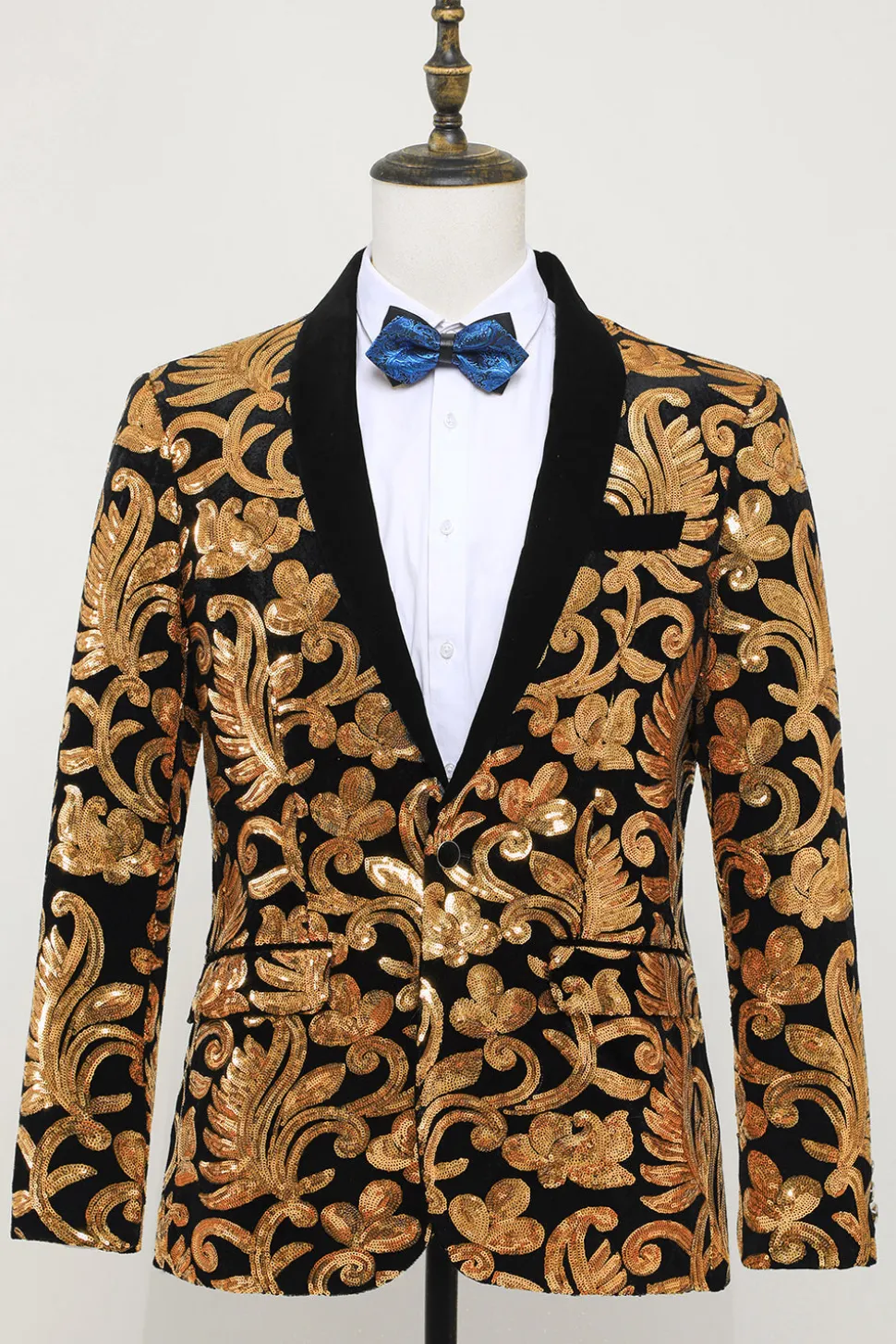 Blazer Masculino Slim Fit Ouro