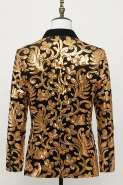 Blazer Masculino Slim Fit Ouro