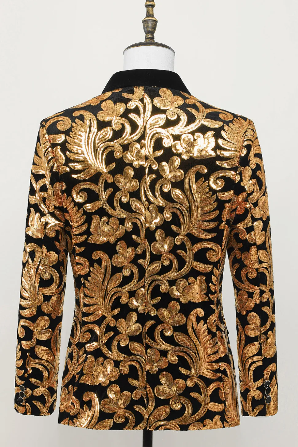 Blazer Masculino Slim Fit Ouro