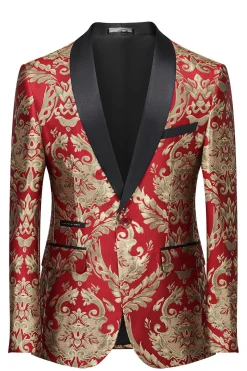 Blazer Masculino Verde Escuro com Bordado