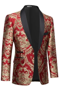 Blazer Masculino Verde Escuro com Bordado