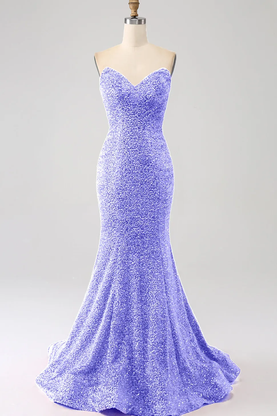 Bling Sereia Querida Hot Pink Sequins Long Prom Dress