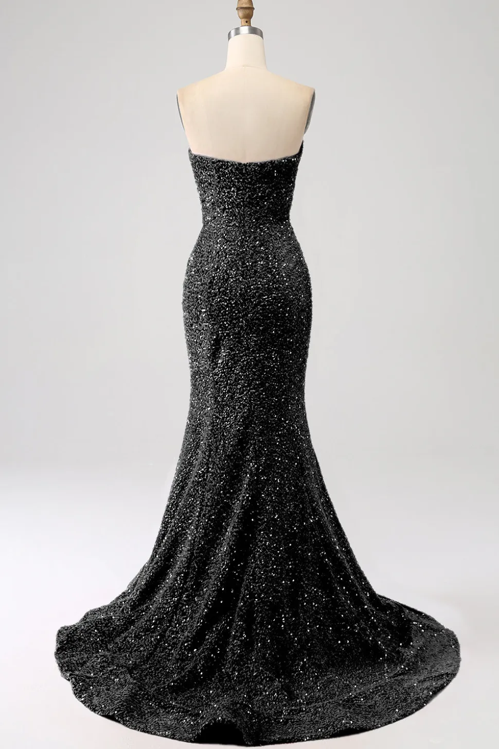 Bling Sereia Querida Hot Pink Sequins Long Prom Dress