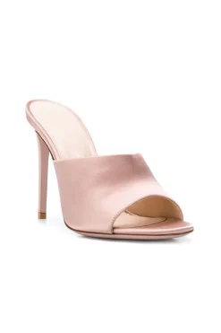 Blush Dedo Aberto Mulheres Salto Alto