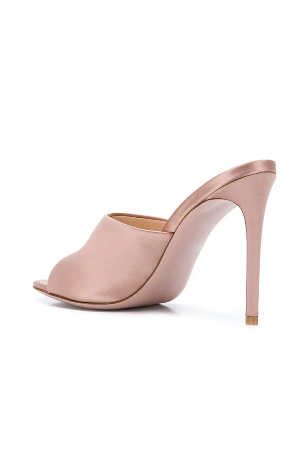 Blush Dedo Aberto Mulheres Salto Alto